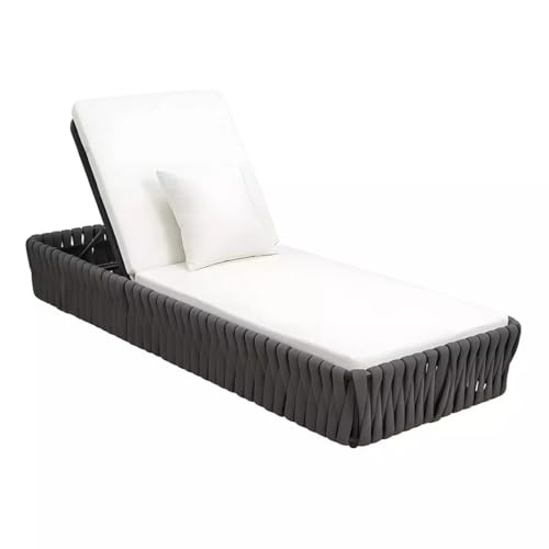 EGO INTERIORS Verstellbare Strandliege mit Matratze, Aluminiumrahmen und EQ-Geflecht, Tenerife, Luxury EGO INTERIORS Verstellbare Strandliege mit Matratze, Aluminiumrahmen und EQ-Geflecht, Tenerife, Luxury von EGO INTERIORS