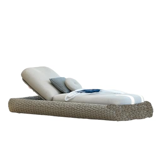 EGO INTERIORS Verstellbare Strandliege mit Matratze, Aluminiumrahmen und Seilgeflecht, Altea, Luxury by EGO EGO INTERIORS Verstellbare Strandliege mit Matratze, Aluminiumrahmen und Seilgeflecht, Altea, Luxury by EGO von EGO INTERIORS