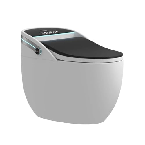 Ego Interiors Premium Smart Line | Weißes bodenstehend-WC | Bidet-Funktion | UV-Desinfektion | Smarte Funktionen | 74x46 cm | Vorgewärmter Sitz | Warmlufttrocknung | Absenkautomatik Ego Interiors Premium Smart Line | Weißes bodenstehend-WC | Bidet-Funktion | UV-Desinfektion | Smarte Funktionen | 74x46 cm | Vorgewärmter Sitz | Warmlufttrocknung | Absenkautomatik von EGO INTERIORS