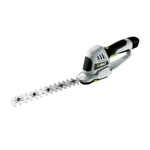 EGO Power 12V Akku Grasschere CHT2001E mit 1.5Ah Akku und Ladegerät 200mm Schnittlänge bei 8mm Zahnabstand (Heckenschneider) von EGO Power+
