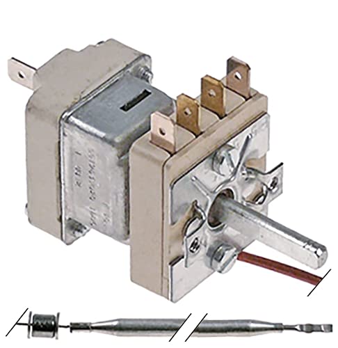 Thermostat 53-180 °C max. 180 °C 1NO 1 -polig Fühler Ø: 6 mm L: 133 mm 16 A Temperaturregler EGO 55.10633.800 für Cookmax, Mareno, Olis von EGO Power+