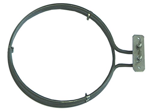 EGO 24.33190.010 Heizkörper für Umluft B1 31mm L1 42mm Innen ø 180mm H2 23mm H1 12mm Flansch 70mm x 22mm Umluftheizkörper 2500W von EGO