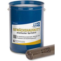 EGO GEWÄCHSHAUSKITT SPRITZKITT 2kg Schlauchbeutel 70mm ist ein hochwertiger weichplastischer Spritzkitt gute Haftung auf Glas, Metall, Farben, von EGO