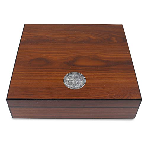 Egoist Premiuem - Zigarren Humidor Box aus Holz mit Hygrometer und Befeuchtungssystem für ca. 20 Zigarren I Zigarren-Zubehör - Braun von EGOIST