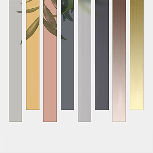 EGQLQ 3.5 Mètres Flexible Metallisch Selbstklebende Zierleisten Sparpaket, Dekorative Wandleisten, zum Abziehen und Aufkleben, Kronenformen, Dec(Size:Width 1.5cm/0.6inch,Color:Brushed Silver) von EGQLQ