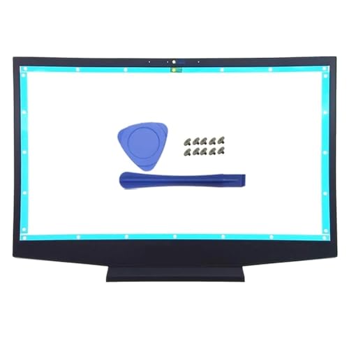EGRMZ ErsatzlCD-Rückzugabdeckung vordere Lünette Scharniere Abdeckung Palmrest Bottom Base Case kompatibel mit 17-CD-TPN-C142 L56890-001 L56889-001 Gaming-Laptop 17 Zoll(B Cover) von EGRMZ