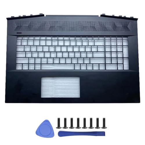 EGRMZ ErsatzlCD-Rückzugabdeckung vordere Lünette Scharniere Abdeckung Palmrest Bottom Base Case kompatibel mit 17-CD-TPN-C142 L56890-001 L56889-001 Gaming-Laptop 17 Zoll(C Cover) von EGRMZ