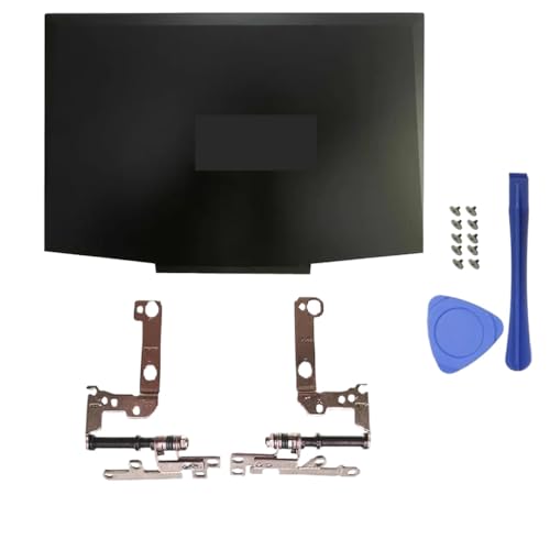 EGRMZ ErsatzlCD-Rückzugabdeckung vordere Lünette Scharniere Abdeckung Palmrest Bottom Base Case kompatibel mit 17-CD-TPN-C142 L56890-001 L56889-001 Gaming-Laptop 17 Zoll(Green A Hinges) von EGRMZ