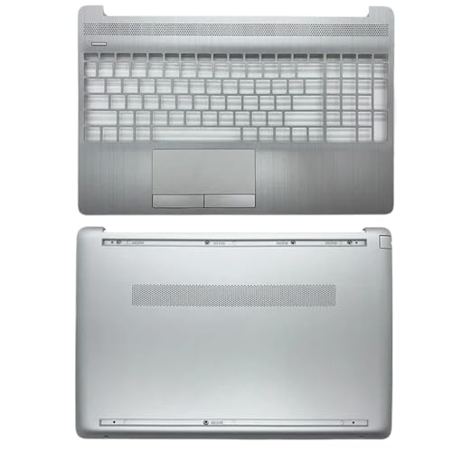 EGRMZ Kompatible LCD-Rückdeckabdeckung Vordere Lünette Palmrest Bottom Case Gehäuse Kompatibel mit 15-GW 15S-GR TPN-C151 Laptop-Modelle L52012-001 L52007-001 Ersatzteil(CD Cover) von EGRMZ