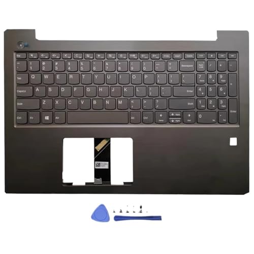 EGRMZ Kompatible Laptop -Hülle Palmrest mit der US -Tastatur Kompatibel mit V13015 V13015IKB V33015 Notizbuch(with Fingerprint) von EGRMZ