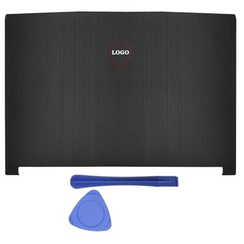 EGRMZ Laptop -Gehäuse kompatibel mit GF63 GF63VR MS16R1 MS16R3 Notebook -Zubehör umfasst die Vordertafel der Bildschirmabdeckung vorne und Scharnier -Teile Kompatibel mit Laptops(A Cover) von EGRMZ