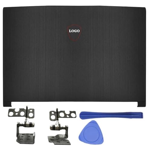 EGRMZ Laptop -Gehäuse kompatibel mit GF63 GF63VR MS16R1 MS16R3 Notebook -Zubehör umfasst die Vordertafel der Bildschirmabdeckung vorne und Scharnier -Teile Kompatibel mit Laptops(A Hinges) von EGRMZ