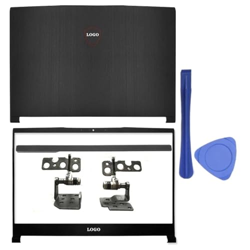 EGRMZ Laptop -Gehäuse kompatibel mit GF63 GF63VR MS16R1 MS16R3 Notebook -Zubehör umfasst die Vordertafel der Bildschirmabdeckung vorne und Scharnier -Teile Kompatibel mit Laptops(ABHINGEHINGECOVER) von EGRMZ