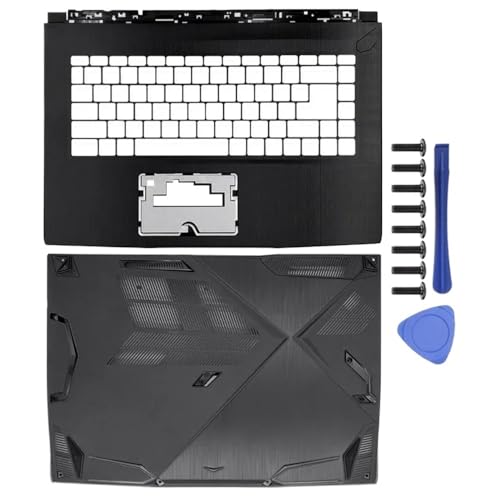 EGRMZ Laptop -Gehäuse kompatibel mit GF63 GF63VR MS16R1 MS16R3 Notebook -Zubehör umfasst die Vordertafel der Bildschirmabdeckung vorne und Scharnier -Teile Kompatibel mit Laptops(CD Cover) von EGRMZ
