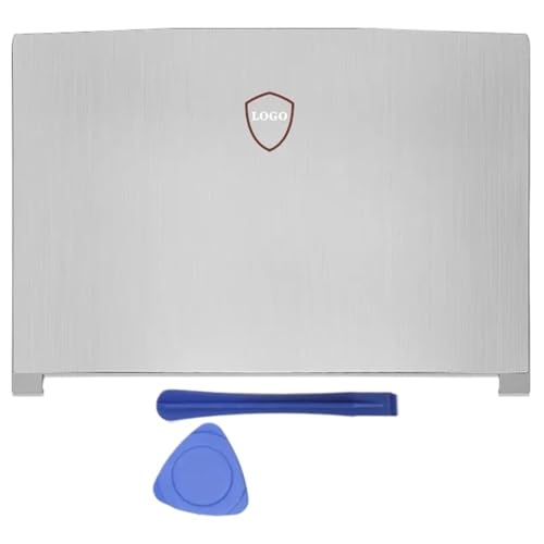 EGRMZ Laptop -Gehäuse kompatibel mit GF63 GF63VR MS16R1 MS16R3 Notebook -Zubehör umfasst die Vordertafel der Bildschirmabdeckung vorne und Scharnier -Teile Kompatibel mit Laptops(Silver A Cover) von EGRMZ