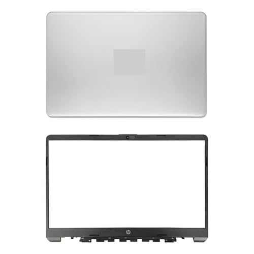 Kompatible LCD -Rückdeckabdeckung Benzpalmerstudium mit Tastaturscharnier Kompatibel mit 15S FQ 15S FR 15S EQ 15 EF 15 15 DY -Modelle TPN Q222 Q230 in Silber(AB Cover) von EGRMZ