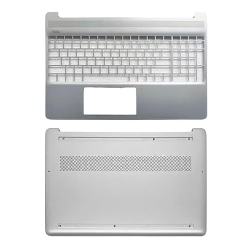 Kompatible LCD -Rückdeckabdeckung Benzpalmerstudium mit Tastaturscharnier Kompatibel mit 15S FQ 15S FR 15S EQ 15 EF 15 15 DY -Modelle TPN Q222 Q230 in Silber(CD Cover) von EGRMZ