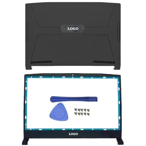 Kompatibler Laptop-Rahmen oberer Fall Impuls GL66 GF66 12UE 12Uek Ersatz Kompatibel mit MS-1581 MS-1582 MS-1583-Modelle enthält LCD-Rückrahmen und Scharniere enthalten(AB Cover 2) von EGRMZ