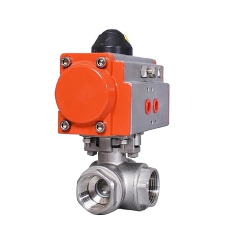 1-1/2" 3-Wege 304 Pneumatischer Kugelhahn mit Double-Action-Zylinder (T Type) von EGTDSFGJA