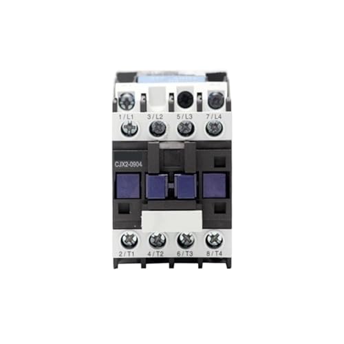 EGTDSFGJA CJX2-0904 4NO CJX2-0908 2NO 2NC AC-Schalter 4-polig auf DIN-Schiene, Spulenspannung 9A 380V 220V 110V 36V 24V LC1-D 09004 09008(CJX2-0908,110V) von EGTDSFGJA