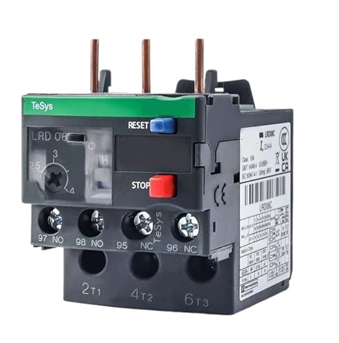 EGTDSFGJA Überlastrelais LRD12C lrd16c lrd21c lrd32c Relais dreipoliger magnetischer Auslöser 10A lc1d Überlastschutz (LRD21C) von EGTDSFGJA