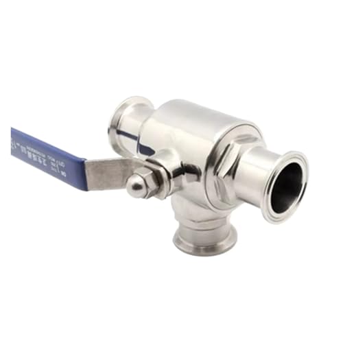 Kugelhahn 304 25 mm 3-Wege OD 50,5 mm Tri Clamp(L Type) von EGTDSFGJA