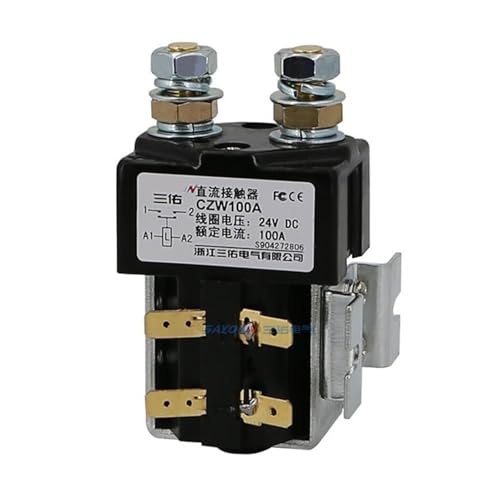 Schütz, 100 A, CZW100A SW80, Leistungsrelais, 12 V-72 V (DC 24 V) von EGTDSFGJA