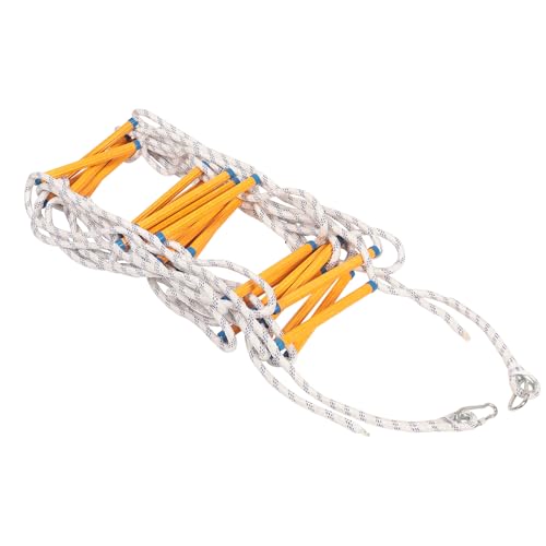 EGTink Strickleiter Feuerleiter Fluchtleiter,10m Rettungsleiter mit Haken für 2-3 Stöckiges Haus,Notleiter Mehrzweckleiter Feuerleiter,für Balkon Geländer Baumhaus EGTink Strickleiter Feuerleiter Fluchtleiter,10m Rettungsleiter mit Haken für 2-3 Stöckiges Haus,Notleiter Mehrzweckleiter Feuerleiter,für Balkon Geländer Baumhaus von EGTink