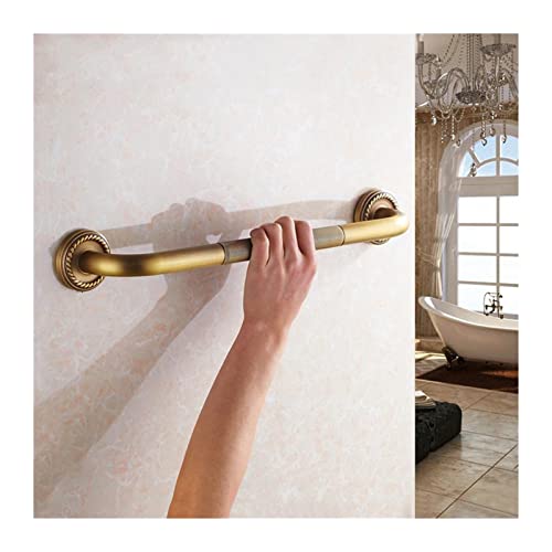 Antiker Messing-Handlauf Badewannen-Handlauf-Griff für ältere Menschen, Haushaltssicherheit, Wandmontage, 50 cm von EGUIAS