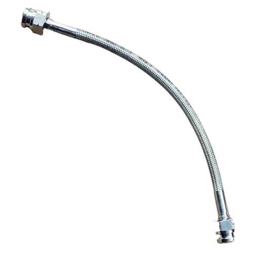 Auto-Bremsleitungen 1 Paar M10x1 Schwenkbares Innengewinde AN3 Edelstahl Geflochten Universal Bremsschlauch Kupplungsölleitung Rohrbaugruppe Für Rennwagen ATV UTV(CONV 30CM) von EGUIAS