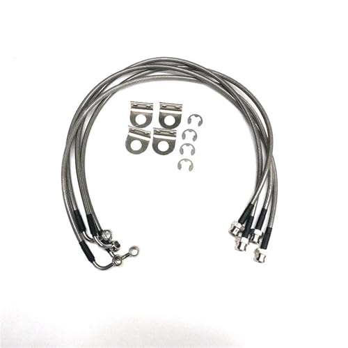 Auto-Bremsleitungen 4 STÜCKE Auto 2,5-6 Zoll Verlängern Verlängerte Bremsschläuche Passend Für Jeep Wrangler JL JLU 2018-2025 Offroad Suspension Lift Kits(2.5-3.5 inches lift) von EGUIAS