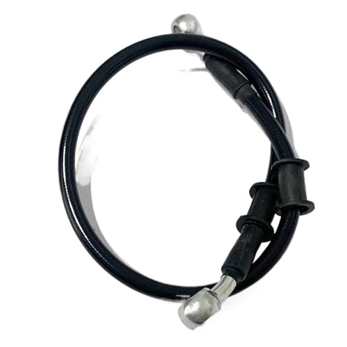 Auto-Bremsleitungen Motorrad Modifikation Bremsschlauch 40-80cm Scheibenbremse Ölleitung Bremse Stahlkehle Bremsleitung(Black 70cm) von EGUIAS