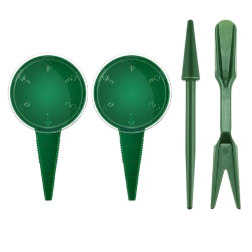 EGUIAS Handheld Seed Planter Mini Aussaat Samen Spender Manuelle Sämann Samen Streuer Handheld Samen Pflanzer Werkzeug Hand Seeder(Green Seeder Set A) von EGUIAS