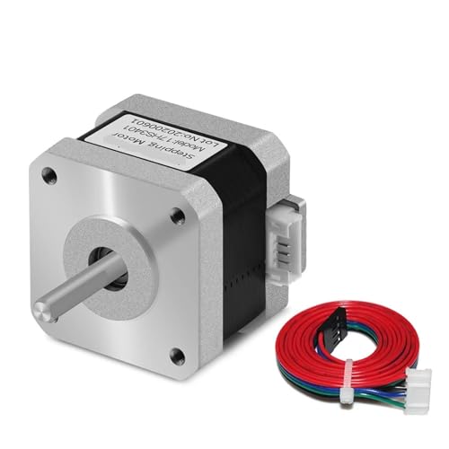 EGUIAS Schrittmotor 17HS3401 Mit 1m Kabel 4-adriger Nema 17 Schrittmotor 42 Motor 42BYGH 1.0A Motor CNC Laser 3D Drucker Motor von EGUIAS