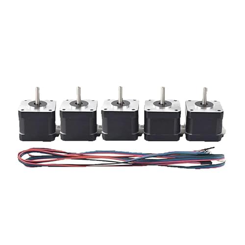 EGUIAS Schrittmotor 5 STÜCKE Nema 17 Schrittmotor 42 Motor 37,5mm Nema17 Motor 1.7A Motor 4-Leiter Für 3D Drucker CNC von EGUIAS