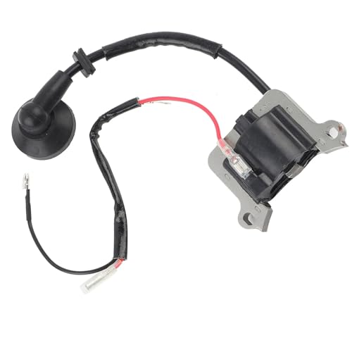 EGUIAS zündspule Zündkerzen 1E48F Zündspule Fit Für 63cc Pinsel Cutter Rasentrimmer 48 Motor 48F von EGUIAS
