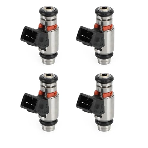 Einspritzdüse Benziner 4 Stück Einspritzdüsen IWP127 IWP-127 Passend für Ford Fiesta Ecosport Flex 1.0 Kompressor 1.6 Zetec Rocam 8V /Ka von EGUIAS