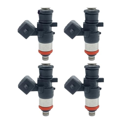 Einspritzdüse Benziner 4 stücke KRAFTSTOFF INJEKTOR Fit Für RENAULT CLIO MODUS GRAND TWINGO DACIA 05-17 1,2 D4F 0280158046 8200292590 von EGUIAS