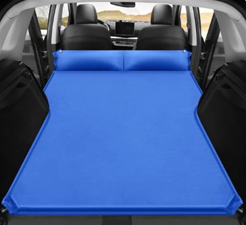 EGZASDI Luftmatratze für Auto, Camping, Reisen, Universal Auto Luftmatratze Aufblasbares Reisebett Mit Luftpumpe Multicolor Mehrere Größen(Blue,Size 1) von EGZASDI