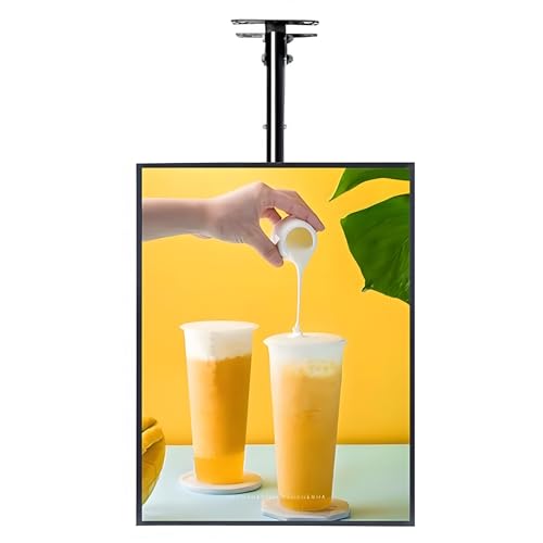 LED-Menütafel-Posterrahmen, LED-Leuchtkasten-Werbedisplay zur Wandmontage in mehreren Größen(Vertical,60X90cm) von EGZASDI