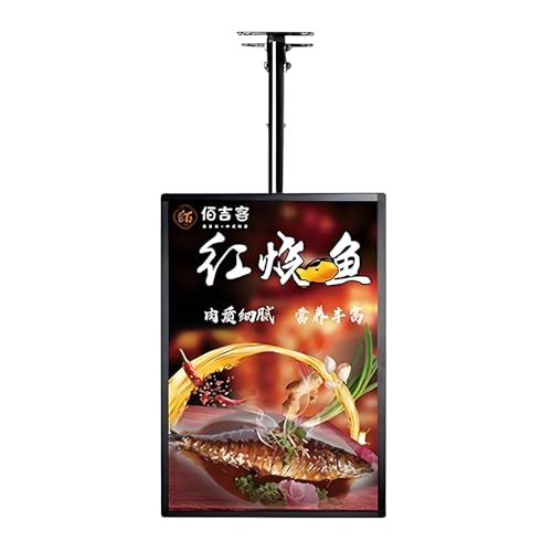 LED-Menütafel-Posterrahmen, LED-Leuchtkasten-Werbungsmenü-Plakatanzeige in mehreren Größen(Vertical,60X120cm) von EGZASDI