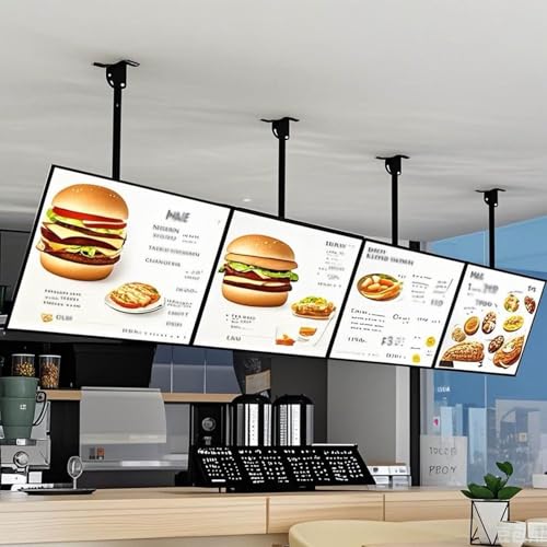 LED-Menütafel-Posterrahmen, Snap Frame LED-Leuchtkasten-Menütafel, mehrere Größen(43.3x74.4cm/17x29.3in) von EGZASDI