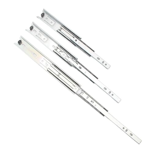 Soft-Close-Schubladenführungen, 2er-Pack Schubladenführungen und -schienen mit Kugellagern, 10–20 Zoll(10 inhc 25cm) von EGZASDI