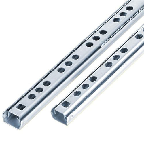 Soft-Close-Schubladenführungen, Packung mit 2 Hochleistungs-Schubladenschienen und -Schienen mit Kugellagern, 8-16 Zoll(9inch) von EGZASDI