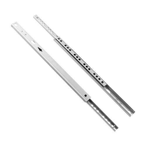 Soft-Close-Schubladenführungen, Robuste Schubladenführungen mit Kugellagern, 17 mm breit, 2 Stück, verschiedene Größen(342mm 14in) von EGZASDI