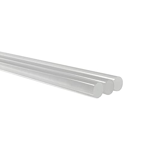 ACRYLGLAS XT Rundstab – transparenter Vollstab 100 cm (Ø 5 mm) von EH Design