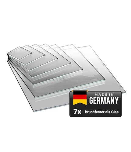 Acrylglas-Zuschnitt Quadratisch – 300x300 mm, 8 mm stark, transparente Acrylglas-Platte, beidseitig foliert, geprüfter UV-Schutz, glasklar, bruchfest & vielseitig anwendbar Acrylglas-Zuschnitt Quadratisch – 300x300 mm, 8 mm stark, transparente Acrylglas-Platte, beidseitig foliert, geprüfter UV-Schutz, glasklar, bruchfest & vielseitig anwendbar von EH Design