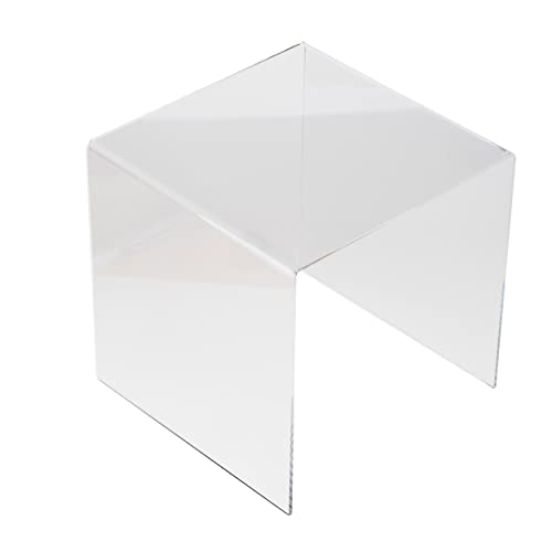 EH Design Acryl Dekobrücke Platzsparende Dekobrücken aus transparenten ACRYLGLAS in verschiedenen Größen, Erstklassige Anrichte für Kosmetik I Produkt Präsentation (30 x 30 x 30 cm x 4 mm) von EH Design