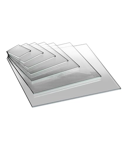 EH Design Acrylglas Platte – Eckige Zuschnitte nach Maß (1250x500x2 mm) – UV-Beständig & Wetterfest – Transparent & Hochglänzend – Für DIY, Möbel & Terrarien – Made in DE von EH Design