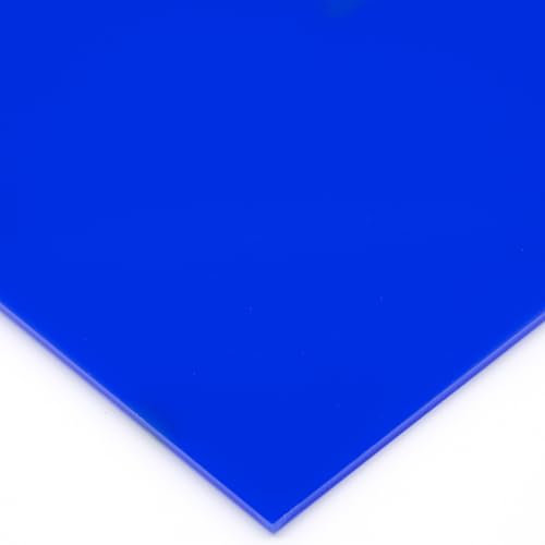 EH Design Acrylglas Platte – Blaue Zuschnitte nach Maß (500x1000x3mm) – UV-beständig & Wetterfest – 7x Bruchfester als Glas – Für DIY, Möbel & Lampen – Made in DE von EH Design